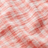 mussolina / tessuto doppio increspato Vichy a quadri tinto in filo – rosa anticato/bianco,  thumbnail number 3