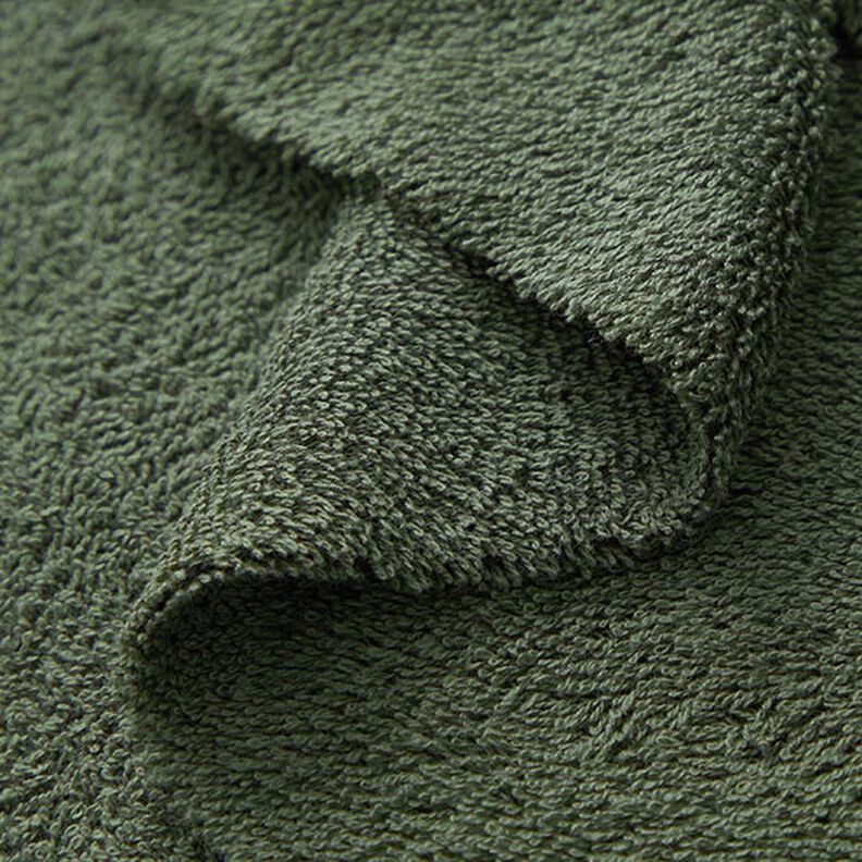 tessuto in spugna – verde oliva scuro, image number 4