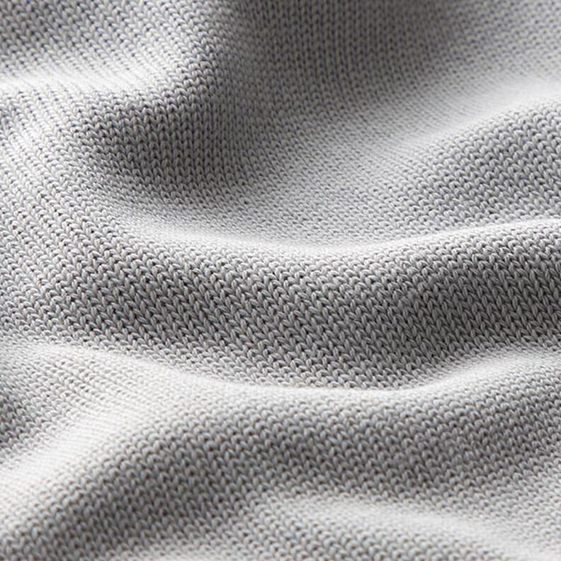 tessuto in maglia di cotone – grigio chiaro,  image number 2