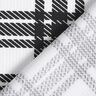 Tessuto jacquard con struttura a quadri – nero/bianco,  thumbnail number 4