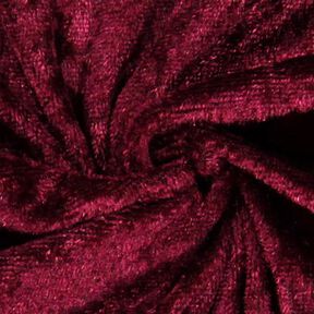 Velluto panné – rosso Bordeaux, 