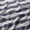 Jersey glitterato a righe trasversali – grigio chiaro/blu marino,  thumbnail number 2