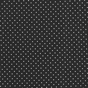 Cotone laminato Piccoli pois – nero, 