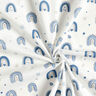 tessuto in cotone popeline graziosi arcobaleni – blu/bianco,  thumbnail number 3