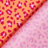 Tessuto per costumi da bagno con stampa leopardata – arancio pesca/rosa fucsia acceso,  thumbnail number 4