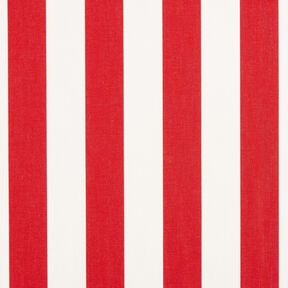 tessuti da esterni tessuti canvas Rigato – rosso/avorio, 