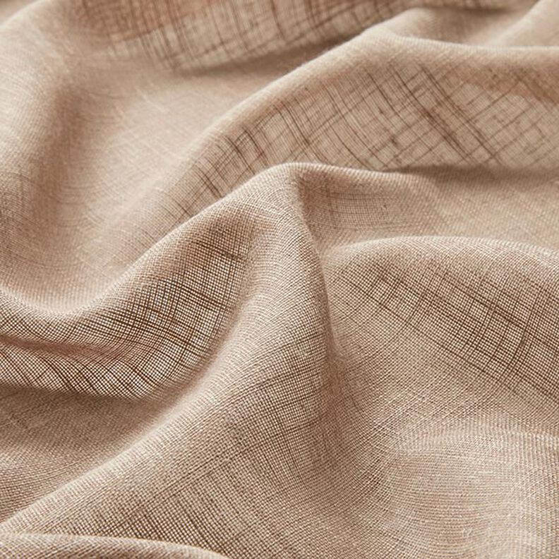 tessuto per tende, voile effetto lino 300 cm – duna,  image number 2