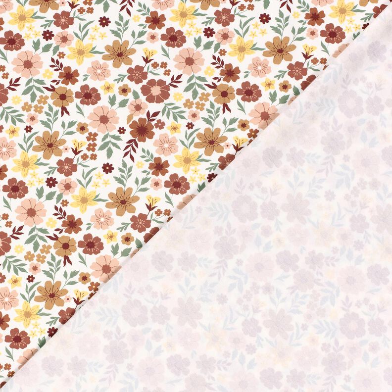 jersey di cotone mare di fiori – avorio/rosa antico chiaro, image number 4