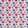 popeline di cotone Tessuto oggetto di licenza Cookie Monster ed Elmo | Sesame Workshop – bianco,  thumbnail number 1