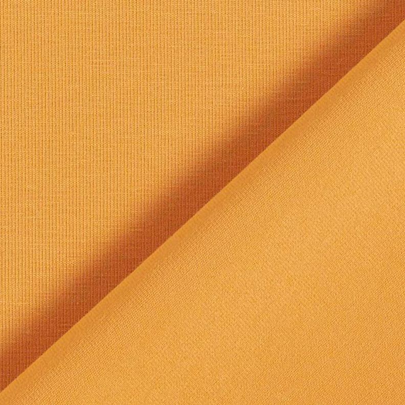jersey di cotone medio tinta unita – giallo curry,  image number 5