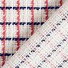 Bouclé grezzo a quadri – bianco/bacca,  thumbnail number 4