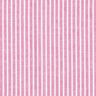 cotone misto lino, righe longitudinali – pink/bianco,  thumbnail number 1
