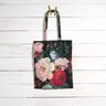 tessuto arredo gobelin Mazzi di fiori – nero/rosso carminio,  thumbnail number 8