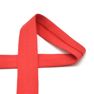 Nastro in sbieco jersey di cotone [20 mm] – rosso, 
