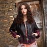 similpelle sfumatura di colori | Katia Fabrics – nero/rosso Bordeaux,  thumbnail number 5