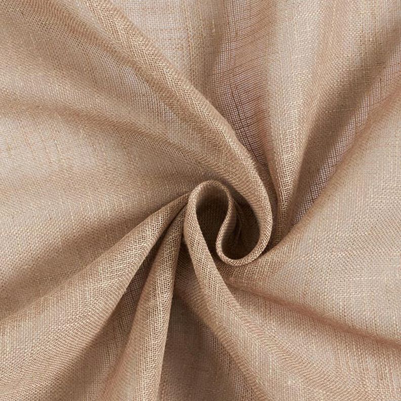 tessuto per tende, voile effetto lino 300 cm – duna,  image number 1
