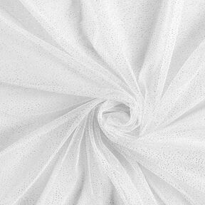 tulle glitter Royal – bianco/argento, 