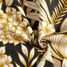 satin di cotone Fiori tropicali – nero,  thumbnail number 3