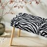tessuto da tappezzeria Jacquard zebra – bianco/nero,  thumbnail number 8