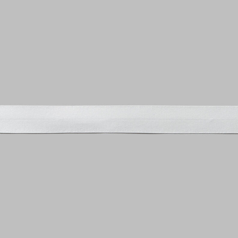 Nastro in sbieco satin [20 mm] – grigio chiaro,  image number 1