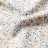 tessuto arredo satin di cotone Mare di fiori – anacardo/bianco,  thumbnail number 2