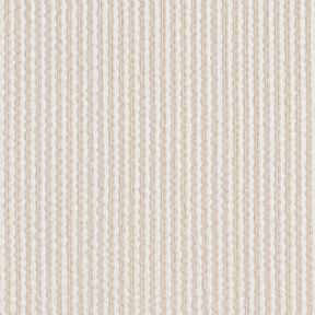 jersey di cotone seersucker Righe sottili – mandorla/bianco, 