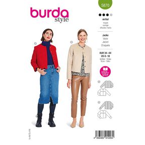 giacca | Burda 5870 | 34-44, 