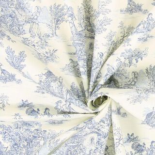 tessuto in cotone Mini Pastorale 280 cm – blu, 