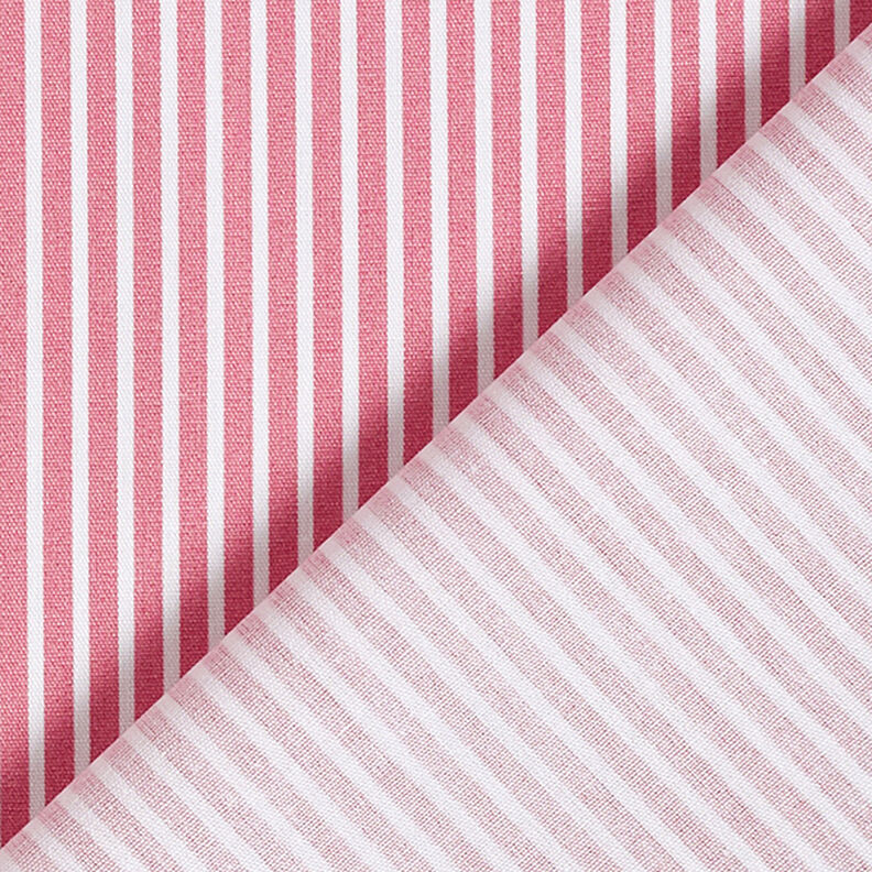 popeline di cotone strisce – rosa/bianco,  image number 4