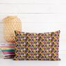 tessuto in cotone cretonne Stampa etnica – bacca/senape,  thumbnail number 6