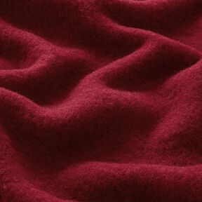 Vello in pura lana vergine tinta unita – rosso Bordeaux, 