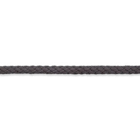 Cordoncino in cotone [Ø 5 mm] – grigio scuro, 