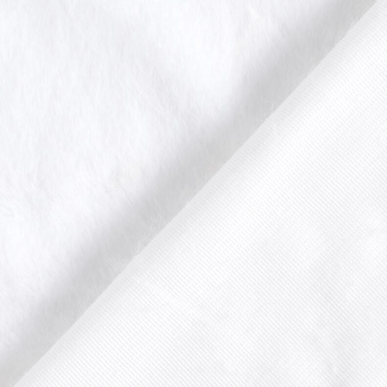 pelliccia sintetica di alta qualità monocromatica – bianco,  image number 3