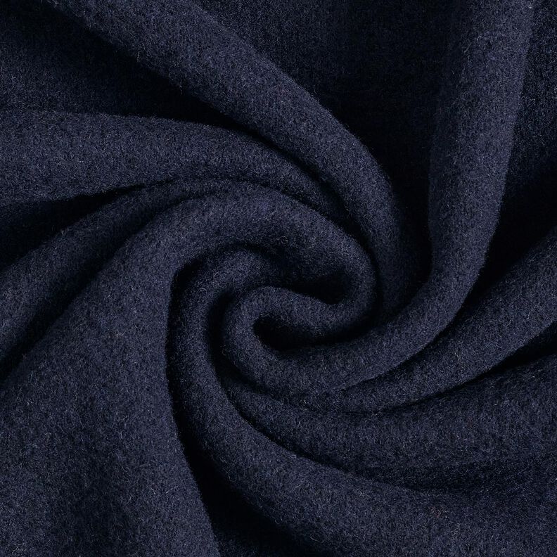Vello in pura lana vergine tinta unita – nero-azzurro, image number 1