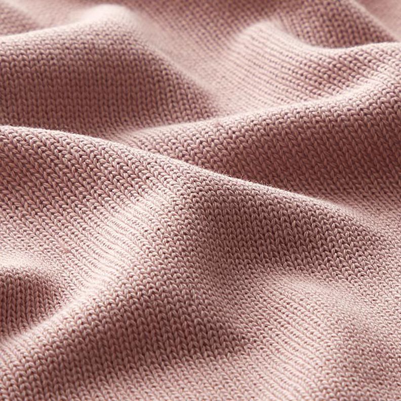 tessuto in maglia di cotone – rosa anticato,  image number 3