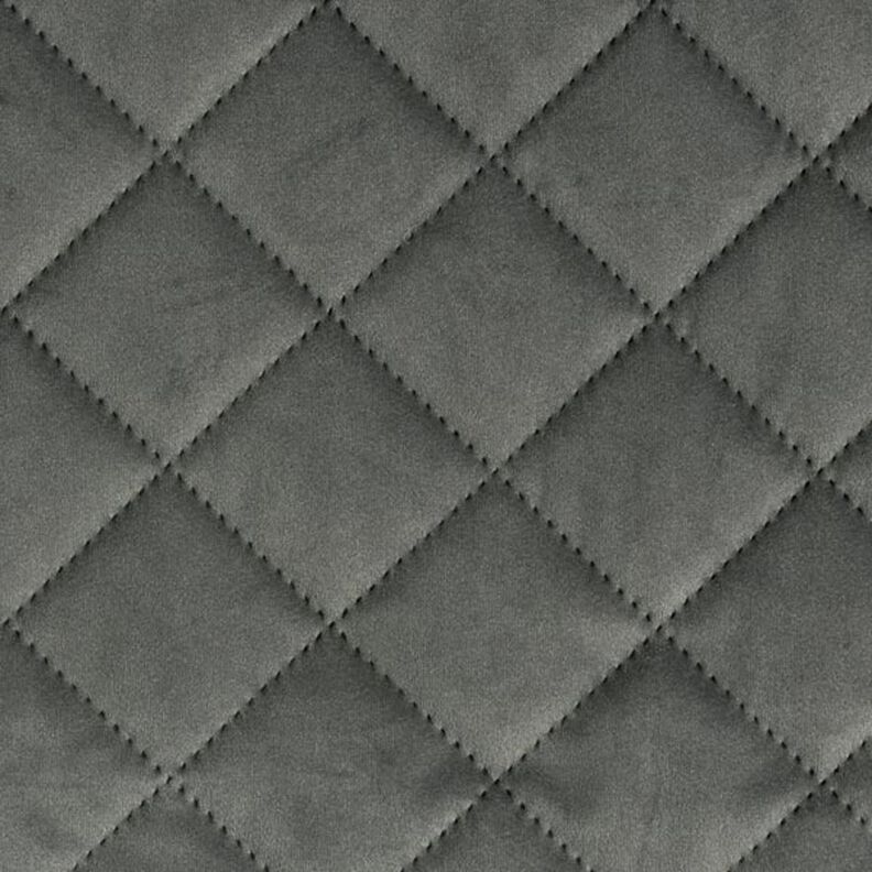 tessuto da tappezzeria velluto tessuto trapuntato – grigio scuro,  image number 1
