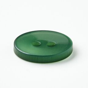 Bottone a 2 fori lucido [Ø 15 mm] – verde abete, 