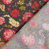 Tessuto di viscosa Fiori paisley – antracite/rosso fuoco,  thumbnail number 4