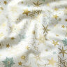 tessuto in cotone popeline Grandi stelle – bianco lana/oro,  thumbnail number 2