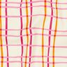 popeline di cotone Quadri ondulati | Poppy Fabrics – crema/rosa,  thumbnail number 2