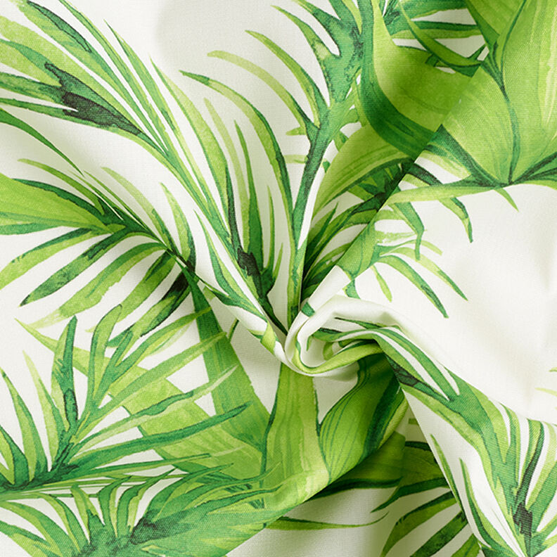 Tessuti da esterni canvas foglie tropicali – verde chiaro,  image number 3