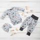 French terry bio Yeti sugli sci stampa digitale – grigio argento,  thumbnail number 6