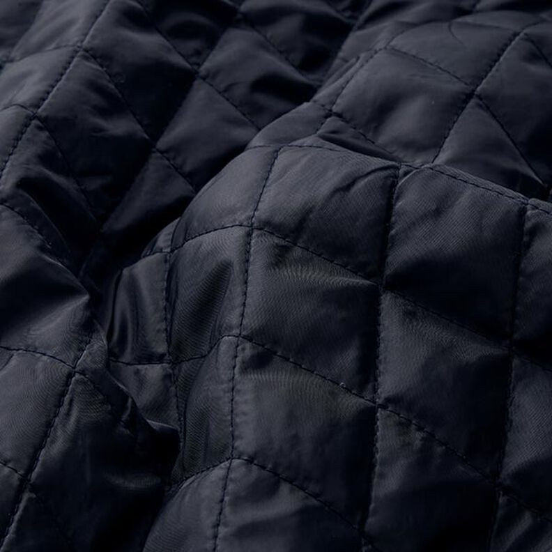 Fodera trapuntata a rombi – nero-azzurro,  image number 3