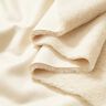 Tessuto in velluto con retro in pelliccia sintetica – crema,  thumbnail number 2