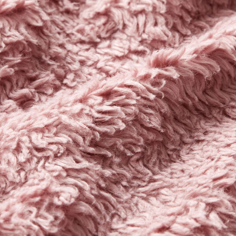 Sherpa Misto cotone tinta unita – rosa anticato, image number 2