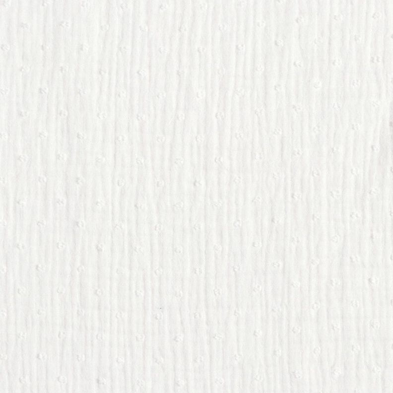 Musselin Dobby – bianco lana,  image number 1