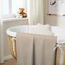 tessuto in spugna stretch tinta unita – beige chiaro,  thumbnail number 7