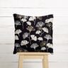 tessuto arredo Jacquard foglie di ginkgo – nero/oro,  thumbnail number 8