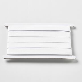 Nastro elasticizzato liscio [3 m | 15 mm] – bianco, 