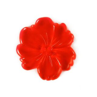 Bottone in plastica, Neon Flower 4, 